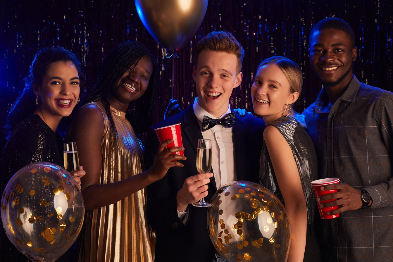 Teenagers Celebrating at Party